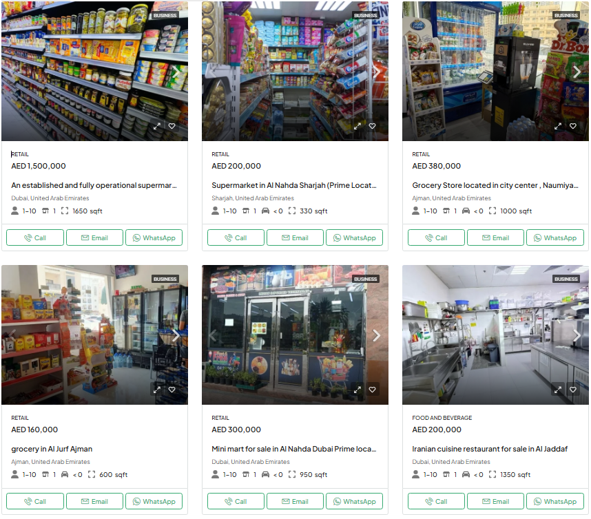 Business in Sharjah For Sale
